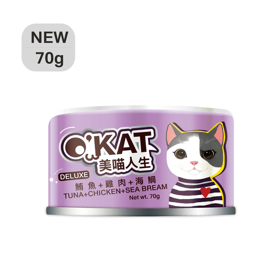 O'KAT。Deluxe   Chicken + Tuna + Sea Bream