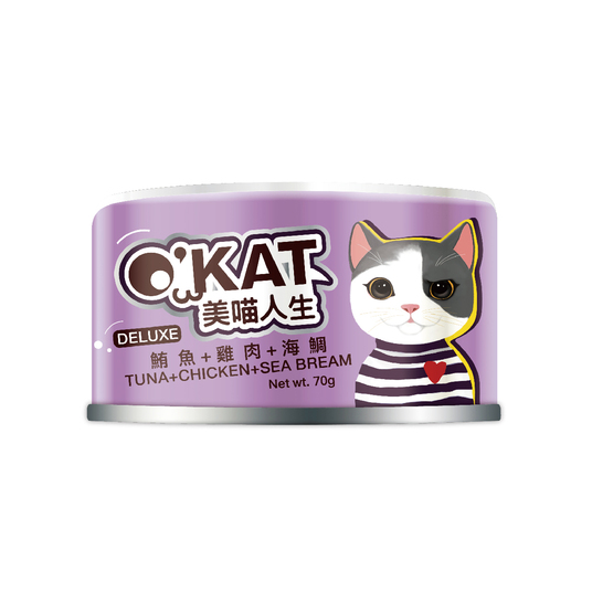 O'KAT。Deluxe   Chicken + Tuna + Sea Bream