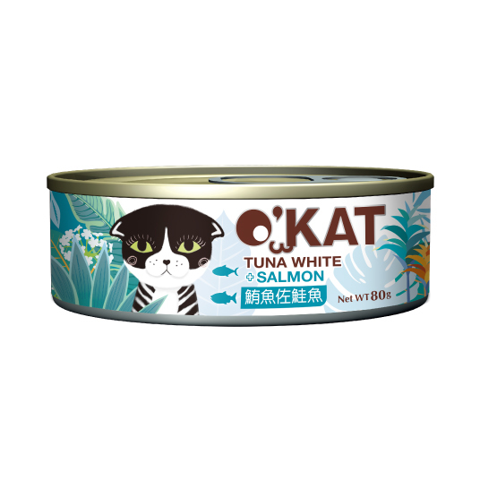 O’KAT。貓舒食主食罐 鮪魚佐鮭魚